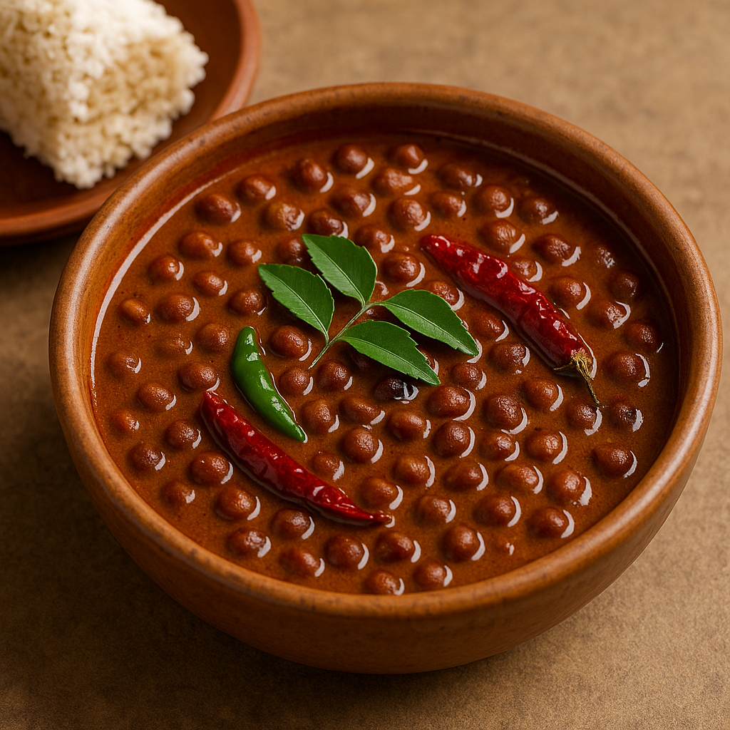 Kerala-Style Kadala (Kala Chana) Curry