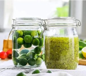 Glass Grocery Container