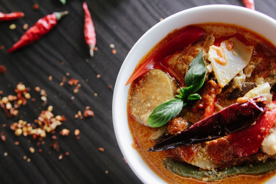 Golden turmeric rice dish