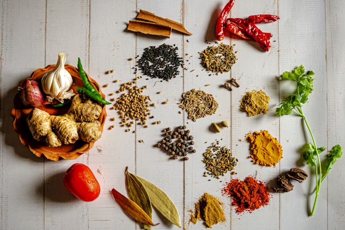 Turmeric powder in a bowl